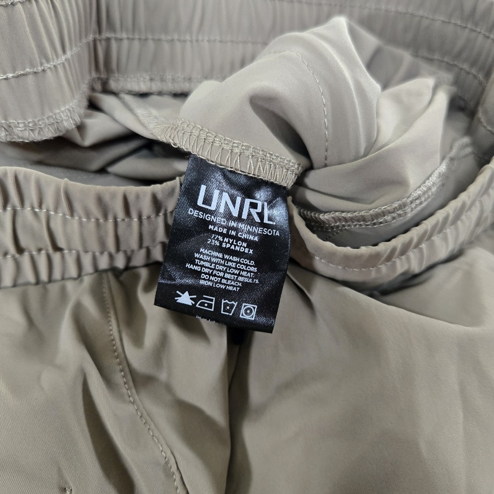 UNRL In-Flex Jogger III Mens Size Small Tan Khaki Stretch Training Pants - Picture 4 of 7
